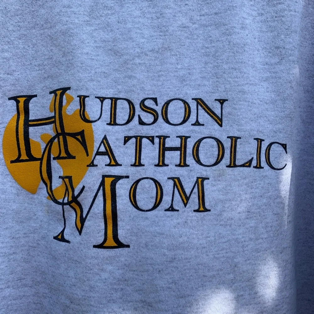 Vintage 90s Hudson Catholic Mom sweatshirt size 2X. - Picture 2 of 9
